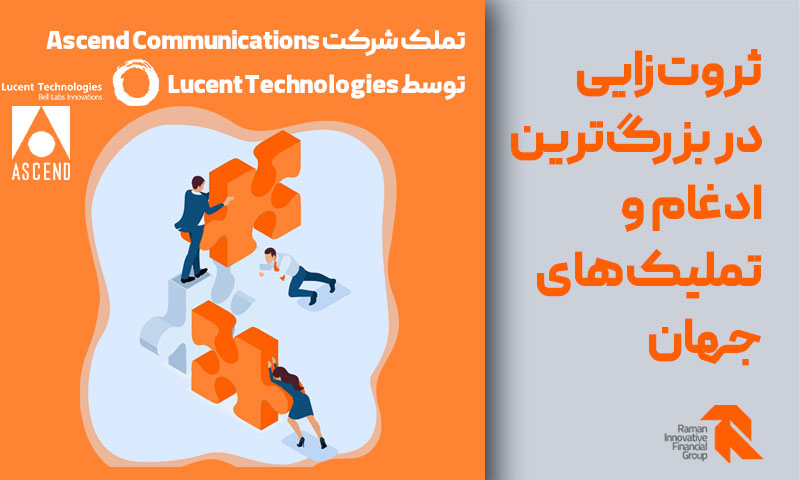 تملک شرکت Ascend Communications توسط Lucent Technologies